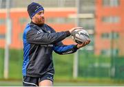15 December 2014; Leinster's Luke Fitzgerald in action during squad training ahead of Friday's Guinness PRO12, Round 10, against Connacht. Leinster Rugby Squad Training, UCD, Belfield, Dublin. Picture credit: Pat Murphy / SPORTSFILE