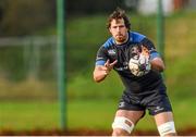 15 December 2014; Leinster's Mike McCarthy in action during squad training ahead of Friday's Guinness PRO12, Round 10, against Connacht. Leinster Rugby Squad Training, UCD, Belfield, Dublin. Picture credit: Pat Murphy / SPORTSFILE