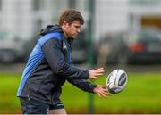 15 December 2014; Leinster's Gordon D'Arcy in action during squad training ahead of Friday's Guinness PRO12, Round 10, against Connacht. Leinster Rugby Squad Training, UCD, Belfield, Dublin. Picture credit: Pat Murphy / SPORTSFILE