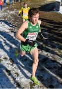 14 December 2014; Ireland's Con Doherty during the Junior Men's race. Spar European Cross Country Championships, Samokov, Bulgaria. Picture credit: Ramsey Cardy / SPORTSFILE