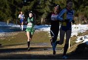 14 December 2014; Ireland's Isabel Carron during the Junior Women's race. Spar European Cross Country Championships, Samokov, Bulgaria. Picture credit: Ramsey Cardy / SPORTSFILE