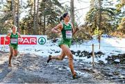 14 December 2014; Ireland's Sara Treacy during the Women's race. Spar European Cross Country Championships, Samokov, Bulgaria. Picture credit: Ramsey Cardy / SPORTSFILE