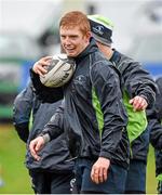 16 December 2014; Connacht's Darragh Leader during squad training ahead of their Guinness PRO12, Round 10, match against Leinster on Friday. Connacht Rugby Squad Training, Sportsground, Galway. Picture credit: Barry Cregg / SPORTSFILE
