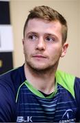 16 December 2014; Connacht's Jack Carty during a press conference ahead of their Guinness PRO12, Round 10, match against Leinster Rugby on Friday. Connacht Rugby Press Conference, Sportsground, Galway. Picture credit: Barry Cregg / SPORTSFILE