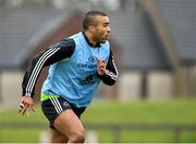 17 December 2014; Munster's Simon Zebo during squad training ahead of their Guinness PRO12, Round 10, match against Glasgow Warriors on Saturday. Munster Rugby Squad Training, University of Limerick, Limerick. Picture credit: Matt Browne / SPORTSFILE