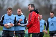 17 December 2014; Munster head coach Anthony Foley with his players during squad training ahead of their Guinness PRO12, Round 10, match against Glasgow Warriors on Saturday. Munster Rugby Squad Training, University of Limerick, Limerick. Picture credit: Matt Browne / SPORTSFILE