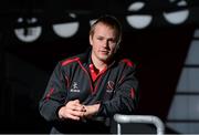 17 December 2014; Ulster's Luke Marshall following a press conference ahead of their side's Guinness PRO12, Round 10, match against Ospreys on Saturday. Ulster Rugby Press Conference, Kingspan Stadium, Ravenhill Park, Belfast, Co. Antrim. Picture credit: Oliver McVeigh / SPORTSFILE