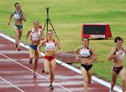 12 August 2007; Deirdre Byrne, from Avoca, Co. Wicklow, representing California Polytechnic State University and Ireland, in action during the Women's 1500m Final. Ireland were represented in the final by Deirdre Byrne, from Avoca, Co. Wicklow, representing California Polytechnic State University, who finished 8th with a time of 4:16.58, and Orla Drumm, from Ballyclough, Limerick, representing UCC, who finished 10th with a time of 4:22.78. World University Games 2007, Women's 1500m Final, Main Stadium, Thammasat University, Bangkok, Thailand. Picture credit: Brian Lawless / SPORTSFILE
