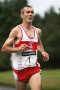 18 August 2007; Gerry Ryan, from Loughrea, Co. Galway, in action during the adidas Frank Duffy 10 mile race. Pheonix Park, Dublin. Picture credit; Tomas Greally / SPORTSFILE