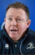 18 December 2014; Leinster head coach Matt O'Connor during a press conference ahead of their Guinness PRO12, Round 10, match against Connacht on Friday. Leinster Rugby Press Conference, RDS, Ballsbridge, Dublin. Picture credit: Matt Browne / SPORTSFILE