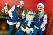 19 December 2014; The Leinster Blue Crew with Santa in the Santa's Grotto ahead of the game. Guinness PRO12, Round 10, Leinster v Connacht. RDS, Ballsbridge, Dublin. Picture credit: Ramsey Cardy / SPORTSFILE