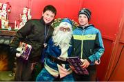 19 December 2014; Leinster supporters attend the Santa's Grotto ahead of the game. Guinness PRO12, Round 10, Leinster v Connacht. RDS, Ballsbridge, Dublin. Picture credit: Ramsey Cardy / SPORTSFILE