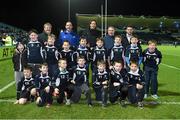 19 December 2014; The Ardee RFC team with Leinster's Mike McCarthy and Fergus McFadden ahead of their Bank of Ireland Half-Time Minis match at the Guinness PRO12, Round 10, match between Leinster and Connacht at the RDS, Ballsbridge, Dublin. Picture credit: Stephen McCarthy / SPORTSFILE