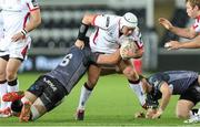 20 December 2014; Rory Best, Ulster, is tackled by James King, Ospreys. Guinness PRO12, Round 10, Ospreys v Ulster, Liberty Stadium, Swansea, Wales. Picture credit: Steve Pope / SPORTSFILE