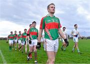 21 December 2014; Noel McGrath, Loughmore-Castleiney, and his team-mates during the pre-match parade. Tipperary Senior Football Championship Final, Loughmore-Castleiney v Cahir, Leahy Park, Cashel, Co. Tipperary. Picture credit: Matt Browne / SPORTSFILE
