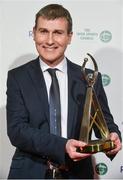 21 December 2014; Stephen Kenny, manager of Dundalk FC, who was nominated for the RTE Sport Manager of the Year,  at the RTÉ Sports Awards 2014. RTÉ Studios, Donnybrook, Dublin. Picture credit: David Maher / SPORTSFILE