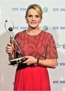 21 December 2014; Cork Ladies footballer and Camogie Champion, Briege Corkery, who was nominated for the RTE Sport Person of the Year, at the RTÉ Sports Awards 2014. RTÉ Studios, Donnybrook, Dublin. Picture credit: David Maher / SPORTSFILE