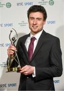 21 December 2014; European bronze medallist, 800 metres Mark English, who was nominated for the RTE Sport Person of the Year, at the RTÉ Sports Awards 2014. RTÉ Studios, Donnybrook, Dublin. Picture credit: David Maher / SPORTSFILE