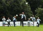 15 August 2007; Mayo footballer and last years winner Fintan Ruddy in action at the launch of the MBNA Kick Fada 2007. The MBNA Kick Fada competition, tests the abilities of the countries best footballers to kick for distance and accuracy. Over 20 stars of Gaelic Football will compete for the prestigious All-Ireland title at the 8th annual MBNA Kick Fada competition, which will take place on Saturday, September 8th at Bray Emmets GAA Club, Bray, Co. Wicklow. Herbert Park Hotel, Ballsbridge, Dublin. Picture credit: Pat Murphy / SPORTSFILE