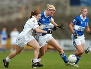 18 August 2007; Aisling Quigley, Laois, in action against Aisling Lambe, Kildare. TG4 All-Ireland Ladies Football Championship Quarter-Final, Laois v Kildare, Wexford Park, Wexford. Picture credit: Brendan Moran / SPORTSFILE  *** Local Caption ***