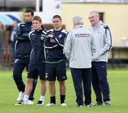 20 August 2007; Northern Ireland's Tony Capaldi, Steve Davis, and David Healy, dont take part in today's training. Northern Ireland Squad Training, Newforge Country Club, Belfast, Co. Antrim. Picture credit: Oliver McVeigh / SPORTSFILE