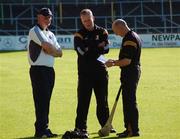 20 August 2007; Kilkenny manager Brian Cody with trainer, Micheal Dempsey, and selector, Martin Fogarty, right, during the Kilkenny Press Evening. Nowlan Park, Co. Kilkenny. Picture credit: Stephen McCarthy / SPORTSFILE *** Local Caption ***