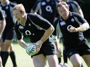 21 August 2007; Ireland's Paul O'Connell and Simon Best in action during squad training. Ireland Rugby World Cup Squad Training. Campbell College, Belfast, Co. Antrim. Picture credit: Oliver McVeigh / SPORTSFILE