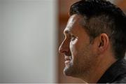 22 December 2014; LA Galaxy's Robbie Keane at the announcement of a friendly match between Shamrock Rovers and LA Galaxy to be played on February 21st 2015. Tallaght Stadium, Tallaght, Co. Dublin. Photo by Sportsfile