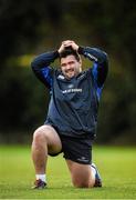 22 December 2014; Leinster's Marty Moore during squad training ahead of their Guinness PRO12, Round 11, match against Munster on Friday. Leinster Rugby Squad Training, UCD, Belfield, Dublin. Picture credit: Stephen McCarthy / SPORTSFILE