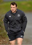 22 December 2014; Leinster's Cian Healy arrives for squad training ahead of their Guinness PRO12, Round 11, match against Munster on Friday. Leinster Rugby Squad Training, UCD, Belfield, Dublin. Picture credit: Piaras Ó Mídheach / SPORTSFILE