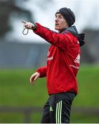 22 December 2014; Munster assistant coach Ian Costello during squad training ahead of their Guinness PRO12, Round 11, match against Leinster on Friday. Munster Rugby Squad Squad Training, University of Limerick, Limerick Picture credit: Diarmuid Greene / SPORTSFILE