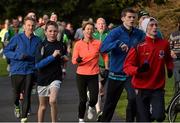 25 December 2014; Compeditors during this year's running of the 'Billy Peppard Perpetual Cup'. The annual Christmas Morning Race, in aid of GOAL, is run in St Annes Park, Raheny, Dublin.  Picture credit: Ray McManus / SPORTSFILE