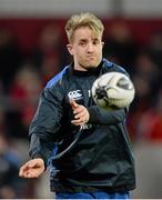 26 December 2014; Leinster's Luke Fitzgerald warms up ahead of the game. Guinness PRO12, Round 11, Munster v Leinster, Thomond Park, Limerick. Picture credit: Brendan Moran / SPORTSFILE