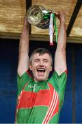 26 December 2014; The Loughmore-Castleiney captain David Kennedy lifts the cup. Tipperary Senior Football Championship Final Replay, Loughmore-Castleiney v Cahir, Leahy Park, Cashel, Co. Tipperary. Picture credit: Ray McManus / SPORTSFILE