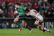 26 December 2014; Danie Poolman, Connacht, is tackled by Roger Wilson, Ulster. Guinness PRO12, Round 11, Ulster v Connacht, Kingspan Stadium, Ravenhill Park, Belfast, Co. Down. Picture credit: Ramsey Cardy / SPORTSFILE