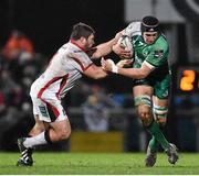 26 December 2014; Ultan Dillane, Connacht, is tackled by Wiehahn Herbst, Ulster. Guinness PRO12, Round 11, Ulster v Connacht, Kingspan Stadium, Ravenhill Park, Belfast, Co. Down. Picture credit: Ramsey Cardy / SPORTSFILE