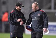 26 December 2014; Ulster head coach Neil Doak, right, speaks with head of strength and conditioning Jonny Davis. Guinness PRO12, Round 11, Ulster v Connacht, Kingspan Stadium, Ravenhill Park, Belfast, Co. Down. Picture credit: Ramsey Cardy / SPORTSFILE