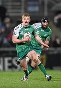 26 December 2014; Darragh Leader, left, and John Muldoon, Connacht. Guinness PRO12, Round 11, Ulster v Connacht, Kingspan Stadium, Ravenhill Park, Belfast, Co. Down. Picture credit: Ramsey Cardy / SPORTSFILE
