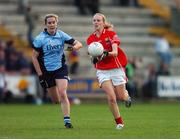 18 August 2007; Nollaig Cleary, Cork, in action against Orla Corleavy, Dublin. TG4 All-Ireland Ladies Football Championship Quarter-Final, Cork v Dublin, Wexford Park, Wexford. Picture credit: Brendan Moran / SPORTSFILE  *** Local Caption ***