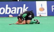 19 August 2007; A disappointed Eugene Magee, Ireland, at the end of the game. 2007 EuroHockey Nations Championships, Mens, Pool B, Ireland v Spain, Belle Vue Hockey Centre, Kirkmanshulme Lane, Belle Vue, Manchester, England. Picture credit: Oliver McVeigh / SPORTSFILE