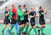 19 August 2007; The Ireland players applaud their supporters after the game. 2007 EuroHockey Nations Championships, Mens, Pool B, Ireland v Spain, Belle Vue Hockey Centre, Kirkmanshulme Lane, Belle Vue, Manchester, England. Picture credit: Oliver McVeigh / SPORTSFILE