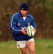 3 March 2000; Alessandro Troncon during Italy Rugby squad training at the ALSAA training grounds, Dublin. Photo by Matt Browne/Sportsfile