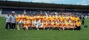 24 July 1999; The Antrim team before the All-Ireland Minor Hurling Championship Quarter-Final match between Antrim and Wexford at Parnell Park in Dublin. Photo by Ray Lohan/Sportsfile