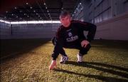 15 January 2000; Bobby Downes, Director of Blackburn Rovers Youth Academy, in the new full size indoor pitch at the new Youth Academy at Blackburn Rovers, Blackburn, England. Photo by David Maher/Sportsfile