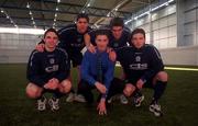 15 January 2000; 15 year-old John Fitzgerald with Irish players Fred Murray, Jonathan Douglas, Robert Doyle and Ben Bergess at the new Youth Academy at Blackburn Rovers, Blackburn, England. Photo by David Maher/Sportsfile