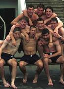 20 July 1999; Players, including Graham Barrett, Conor O'Grady, Greg O'Halloran, Dean Delaney, Clive Delaney, Richie Baker, John Frost, Liam Miller and Jason Gavin during a Republic of Ireland U18 Training Session at Karlsbergsplan in Linkoping, Sweden. Photo by David Maher/Sportsfile