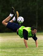 17 July 1999; Greg O'Halloran during a Republic of Ireland training session at Karlbergsplan in Linkoping, Sweden. Photo by David Maher/Sportsfile