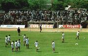 12 April 1999; A general view of a large crowd at a Republic of Ireland U20 Squad training sesssion at the Pillas Stadium in Kano, Nigeria. Photo by David Maher/Sportsfile