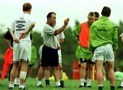 6 April 1999; Manager Brian Kerr during a Republic of Ireland U20 Squad training sesssion at the Liberty Stadium in Ibadan, Nigeria. Photo by David Maher/Sportsfile