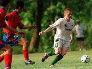 31 March 1999; Damien Duff of Republic of Ireland during the U20 International Friendly match between Republic of Ireland and South Korea at the Society of Missions to Africa Seminary in Ibadan, Nigeria. Photo by David Maher/Sportsfile